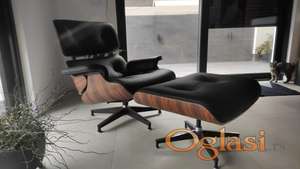 Eames lounge chair replika, u potpunosti od kože, STANDARD!